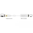 Adapter DisplayPort 1.1 Stecker > HDMI Buchse Passiv, weiß