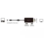 Adapter mini DisplayPort 1.1 male &gt;DisplayPort / HDMI / DVI female passive black