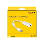 Adapter mini DisplayPort 1.1 Stecker > HDMI Buchse Passiv weiß