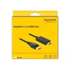 Cable DisplayPort 1.2 Male &gt;High Speed HDMI-A Male Passive 4K 30 Hz 2 m black