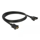 Kabel HDMI-A Buchse > HDMI-A Buchse zum Einbau 4K 30 Hz, 1 m
