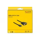 HDMI to DVI 18+1 cable bidirectional 1 m