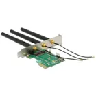 PCI Express Karte > 1 x intern M.2 Key A Slot mit 3 externen Antennen – Low Profile Formfaktor