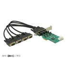 PCI Express Karte zu 4 x Seriell RS-232 High Speed 921K mit Spannungsversorgung