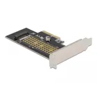 PCI Express x4 Karte zu 1 x intern NVMe M.2 Key M 80 mm - Low Profile Formfaktor