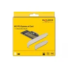 PCI Express x4 card to 1 x internal NVMe M.2 Key M 80 mm - low profile form factor