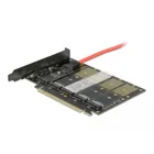 PCI Express x16 card to 5 x internal M.2 Key B / SATA