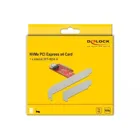 PCI Express x4 Karte zu 1 x intern SFF-8654 4i NVMe - Low Profile Formfaktor