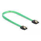 SATA 6 Gb/s Kabel UV Leuchteffekt grün, 30 cm