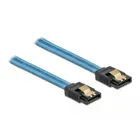 SATA 6 Gb/s Kabel UV Leuchteffekt blau 30 cm
