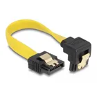 SATA 3 Gb/s cable straight to bottom angled 10 cm yellow