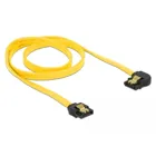 SATA 6 Gb/s Kabel gerade auf links gewinkelt 70 cm gelb