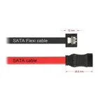 SATA 6 Gb/s cable 30 cm black FLEXI