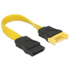 SATA 6 Gb/s extension cable 10 cm yellow