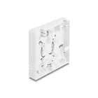 Wall-mounted fibre optic junction box for 2 x SC simplex or LC duplex white