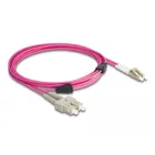 LWL Kabel mit Metallarmierung LC Duplex zu SC Duplex Multimode OM4 3 m