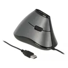 Ergonomic optical 5-button vertical USB mouse, 1.8m