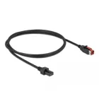 PoweredUSB Cable Plug 24 V to 2 x 4 Pin Plug 1 m for POS Printers and Terminals