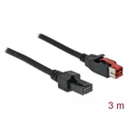 Delock PoweredUSB Cable Plug 24 V to 2 x 4 Pin Plug 3 m for POS Printer/Terminals