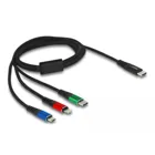 USB 3 in 1 USB Type-C™ zu Lightning™ / Micro USB / USB Type-C™ 1 m