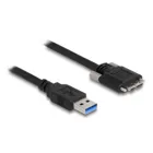 87798 - Kabel USB 3.0 Typ-A Stecker zu Typ Micro-B Stecker mit Schrauben 0,5 m