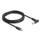 Notebook charging cable USB Type-C plug to HP 4.5 x 3.0 mm plug