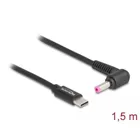 Notebook charging cable USB Type-C™ plug to HP 4.8 x 1.7 mm plug
