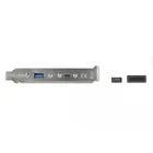 USB 3.1 Slotblech mit 1 x USB Type-C™ und 1 x USB Typ-A Port