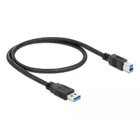 Cable USB 3.0 type-A plug &gt;USB 3.0 type-B plug 0.5 m black