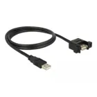 Kabel USB 2.0 Typ-A Stecker > USB 2.0 Typ-A Buchse zum Einbau 1 m