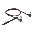 Delock EASY-USB 2.0 Kabel Typ-A Stecker zu USB Type-C™ Stecker gewinkelt