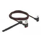 EASY-USB 2.0 Kabel Typ-A Stecker zu USB Type-C™ Stecker gewinkelt, 1 m