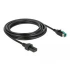 Delock PoweredUSB cable plug 12 V &gt;2 x 4 pin plug 4 m for POS printers and terminals