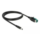 Powered USB cable plug 12 V &gt;DC 5.5 x 2.1 mm plug 1 m for POS printers and terminals