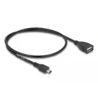 USB 2.0 Kabel Typ-A Buchse zu Mini USB Stecker 0,5 m