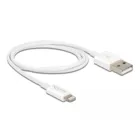 Delock USB Daten- und Ladekabel für iPhone™, iPad™, iPod™ weiß 1 m
