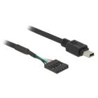 Kabel USB 2.0 Pfostenbuchse 5 Pin > USB 2.0 Typ Mini-B Stecker 30 cm
