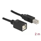Verlängerungskabel USB 2.0 B Stecker > B Buchse 2 m