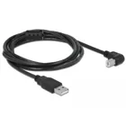 83528 - Kabel USB 2.0 Typ-A Stecker zu USB 2.0 Typ-B Stecker gewinkelt 2 m schwarz