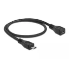 83567 - Verlängerungskabel USB 2.0 Typ Micro-B Stecker zu USB 2.0 Typ Micro-B Buchse 0,5 m