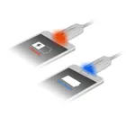 Data and charging cable USB 2.0-A plug &gt;Micro USB-B plug, white