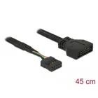 Cable USB 2.0 Pin Header Female &gt;USB 3.0 Pin Header Male 45 cm