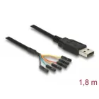 Delock USB 2.0 to Serial LVTTL Converter with 6 Single Pin Sockets 1.8m