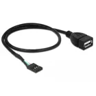 USB Kabel Pin Header Buchse > USB 2.0 Typ-A Buchse 40 cm