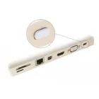 Dust cover for USB Type-C™ socket without handle 10 pieces white