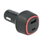 Car Charger Adapter USB Type-C™ PD 3.0 and USB Type-A with 63 W