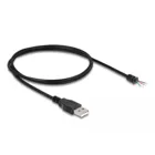 Cable USB 2.0 Type-A male to 4 x open cable ends 1 m black