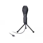Delock USB condenser microphone with table stand - ideal for gaming, skyping and singing