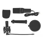 USB condenser microphone set - for podcasting, gaming and singing