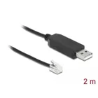Delock adapter cable USB type-A to serial RS-232 RJ9/RJ10 with ESD protection Celestron NexStar 2m